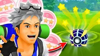 🤡Egg Hatching turns into HUNDO DANCER CATCH in pokemon go.