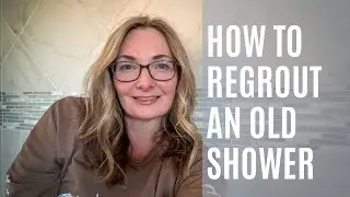 How to regrout shower tile.  The tools and methods I used to get it done.