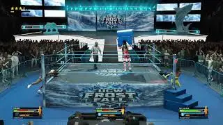 Channelle Throws steps at her enemy tiffani Lmfao crazy work WWE 2k25