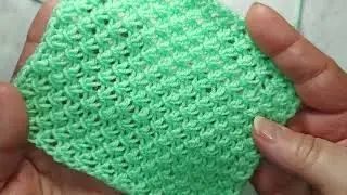 A delicate textured knitting pattern for sweaters, cardigans, tops, hats, mittens, and other items
