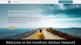 Inside the New Forefront Advisor Network (FAN) Website: A Quick Walkthrough
