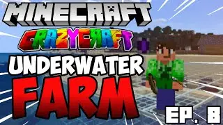 Minecraft Crazycraft на XBOX ONE! || Эпизод 8 || Подводная ферма и плохие новости...