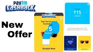 Paytm Add Money And Recharge Cashback Offer  // Paytm New // Offer // Cashback Offer