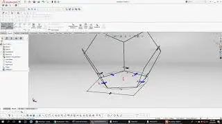 DESIGN A DODECAHEDRON IN SOLIDWORKS