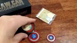 Review of Magnetic phone mount by CAW CAR ACCESSORIES. Captain America style looks so cool!