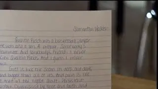 One Tree Hill: Sam's essay about Quentin
