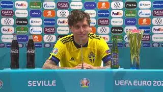 Spain 0-0 Sweden - Victor Lindel&ouml;f - Man Of The Match Press Conference - Euro 2020