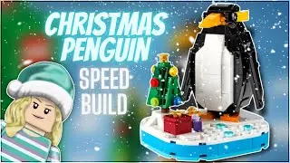 Lego Christmas Penguin | Speed Build | Set 40498