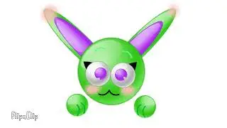 Emoji Bunny Test-(No pink circle so purple circle)