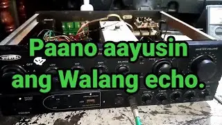 DB Audio Amplifier. Paano aayusin ang Walang echo sa amplifier.
