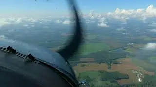 Emergency descent practice, getting back under the clouds