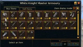 Runescape: Invention Skill - Starting out Guide (White Knight Gear)