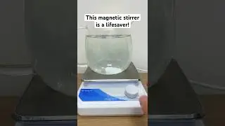 This magnetic stirrer is a lifesaver 😍😍 #ayinlab #magneticstirrer #chemistry