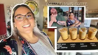 TRYING low key aesthetic LOCAL COFFEE SHOPS!