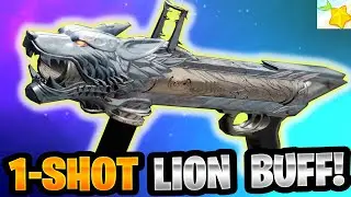 FIGHTING LION CAN ONE TAP WITH THE NEW BUFFS!!!! Fighting lion buff review - Season of the haunted