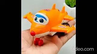 Creative Friction Powered Cute Cartoon Transformer Plane Toy