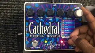 Cathedral Stereo Reverb Pedal Demo - Electro Harmonix