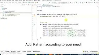create custom calendar In Android studio