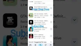 #gta vice city free in play store and  gta 3 free free free#play store definitely edition