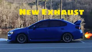 New EXHAUST for my WRX!! (Sounds clips,Fly by, revs and light pulls)
