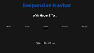 Underline Hover Effect | CSS Hover Effect | HTML And CSS | CC Code