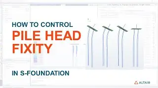 How to define Pile Head Fixity in Altair S-FOUNDATION
