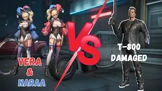 Vera & Naraa vs T- 800 Damaged on Berserk 