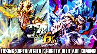FUSING SUPER VEGITO & GOGETA BLUE ARE COMING!!! Dragon Ball Legends Info!