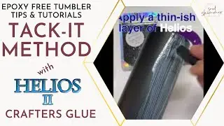Tack-It Method using Helios Glitter Glue! Ready for Hyperion Topcoat