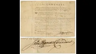 John Hancock Autographs - Sales Guide