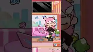 Game world| to the cafe  #gameworld #babybus #asmr #lifestory #gaming #shortvideo #shorts #cafe