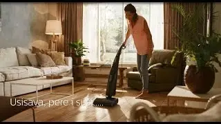 Philips AquaTrio Pro usisavač usisava, bri&scaron;e i su&scaron;i u jednom potezu