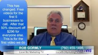Video Marketing Advice For Palm Desert Business owners From Local Biz Marketing TV (760) 549-14...