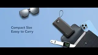 VRURC Portable Charger with Built in Cables