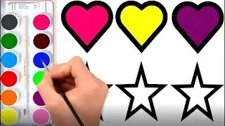 Heart and Star Coloring Pages How to Draw Heart And Star 9 Coloring Pages