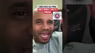 CONCURSO DA PMBA N&Atilde;O DIF&Iacute;CIL E VOU TE PROVAR!