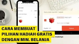 How to Set Up Free Gifts with a Minimum Purchase on Shopee | Shopee Tutorial