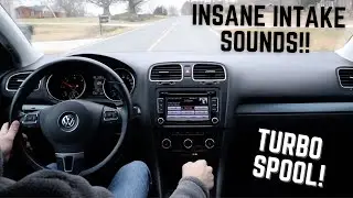 2.0 TDI Intake Sounds - Mk6 Volkswagen Golf TDI Driving