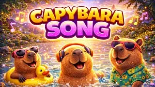 🎵 Capybara Song | Fun Animal Song for Kids 🦫 | MDLY Kids 🎵