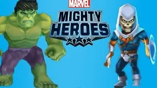 Marvel Mighty Heroes (iOS/Android) CONCRETE BATTLEFIELD HEROIC STORY MODE gameplay