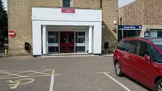 Sawston entering the library 1