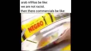racist Arabic ad