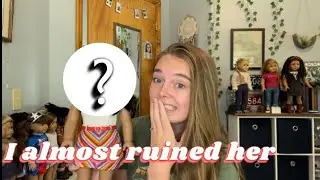 Rewigging My Childhood American Girl Doll!! Did not go as planned…