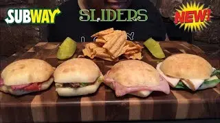 ASMR SUBWAY SLIDERS | NO TALKING