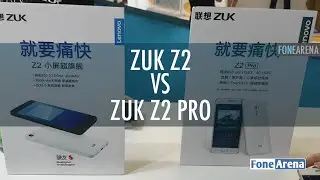ZUK Z2 Vs ZUK Z2 Pro Hands On Comparison