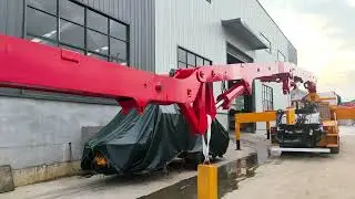 Loading test for concrete pump before delivery