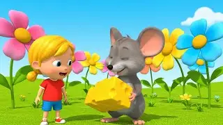 Little Mouse Chased the Dancing Cheese | Nursery Rhymes for Kids & Baby Songs