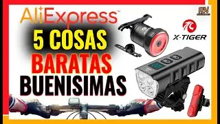 5 GADGETS DE CICLISMO BARATOS Y DE  CALIDAD UNBOXING & REVIEW - LUCES XTIGER (parte 1)