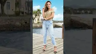 Cal&ccedil;a mom Jeans Feminina: Cal&ccedil;a Mom Jeans Clara Clochard Sawary #Shorts