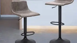 Finnhomy Bar Stools Set of 2 Counter Height, Swivel Barstools Review, Good quality, very sturdy, com